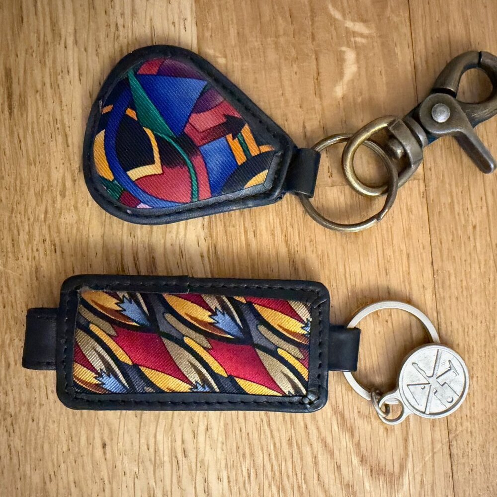 JERRY GARCIA - COCKTAIL COLLECTION leather key chains (total 6 pieces pkg)